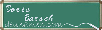 Doris Barsch Visitenkarte
